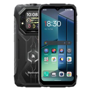 Blackview ROCK 1 Smartphone Rezistent, 8GB+256GB, 6.56 inch Android 16 MT6769V/CB Helio G81 Octa Core, Rețea: 4G, OTG, NFC (Negru)