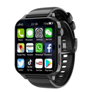 Rogbid Brave 3 1.99 inch Rogbid Brave 3 Smart Watch 1.99 inch Ecran TFT Android 10 LTE 4G, Suportă Recunoaștere Facială