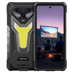 Ulefone Armor 34+, 16GB+512GB, Viziune Nocturnă, Smartphone Rezistent IP68/IP69K, 6.95 inch Android 15 MediaTek Dimensity 7400X Octa Core, Rețea: 5G, NFC, OTG (Negru)